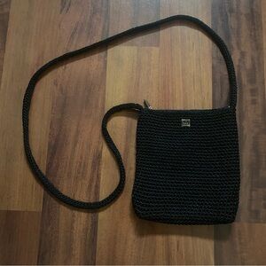 The Sak’s crochet black crossbody bag